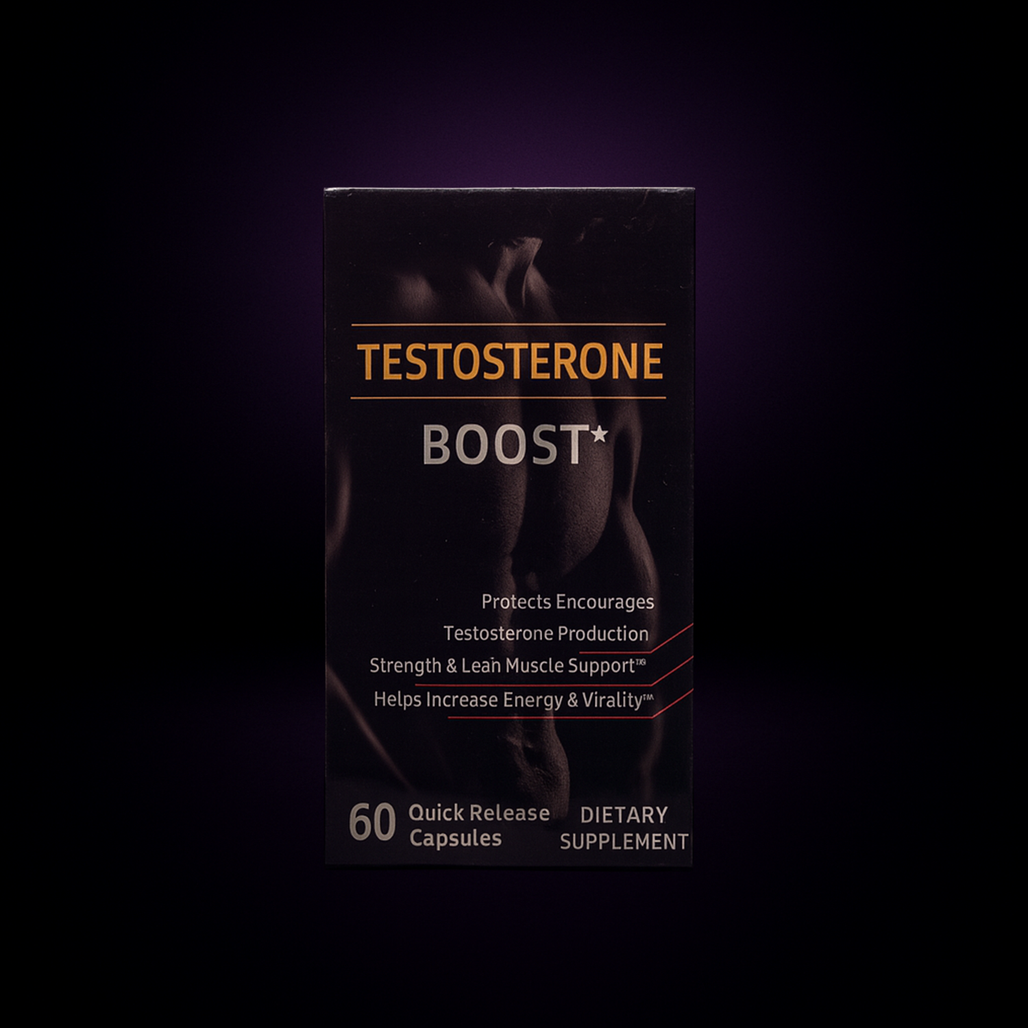 Testosterone Boost - Capsules Énergie & Vitalité Masculine